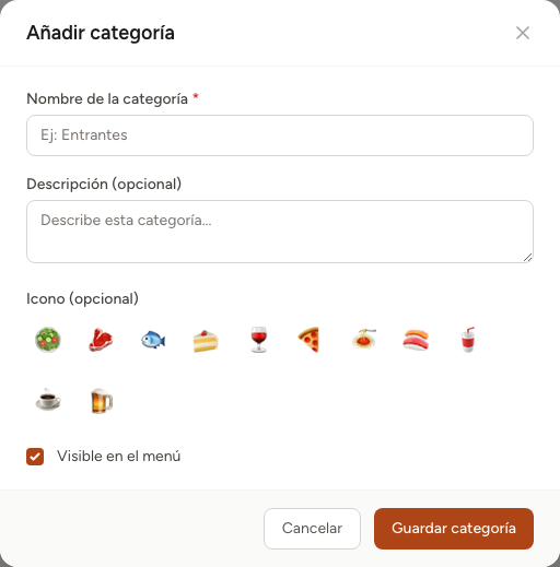 Paso 2: Traduce categorías